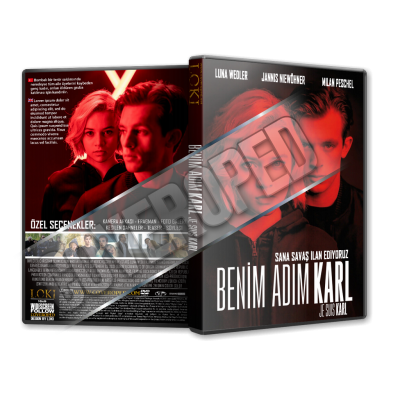 Benim Adım Karl - Je Suis Karl - 2021 Türkçe Dvd Cover Tasarımı